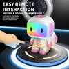 Interactive Remote Control Robot with Lights, Music & Recording
