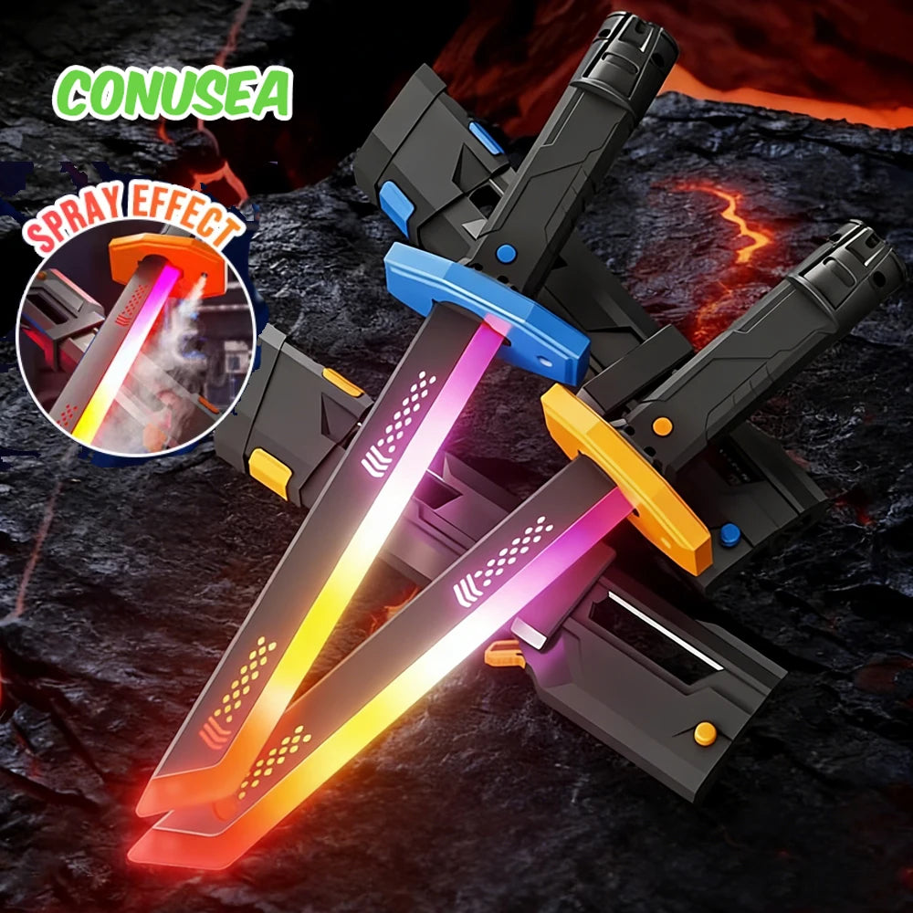 Glow Sword with Mist Effects for Cosplay and Parties