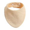 Soft Cotton Muslin Baby Bibs with Absorbent Gauze