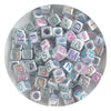 Acrylic Alphabet Beads for Jewelry Making - Mixed Letter Cubes