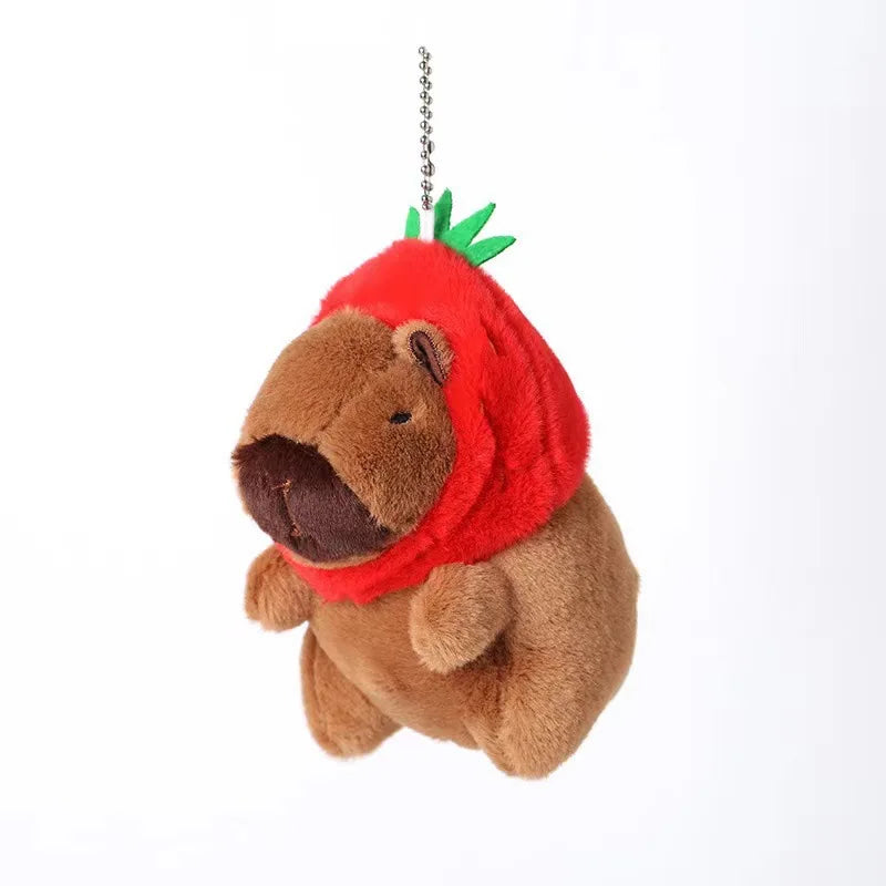 Capybara Plush Toy with Duck Swim Ring – Kawaii Stuffed Animal