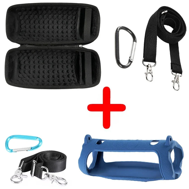 Protective Silicone & EVA Hard Case Set for JBL Charge 6
