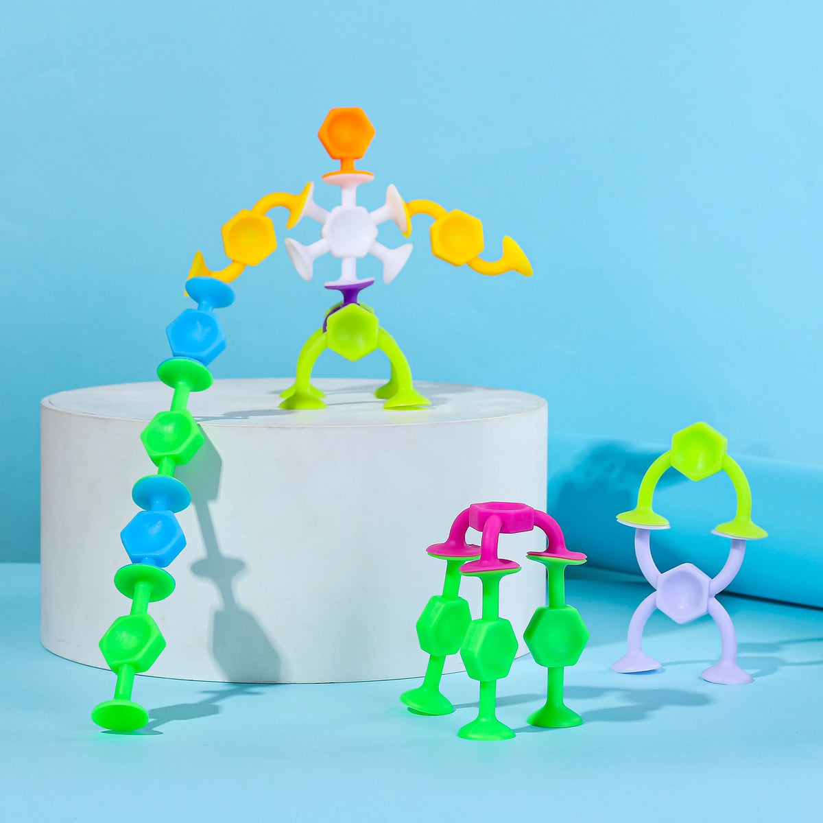 Soft Silicone Suction Bath Toys for Toddlers