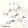 Miffy Dream Keychain blind box featuring a kawaii cartoon rabbit charm