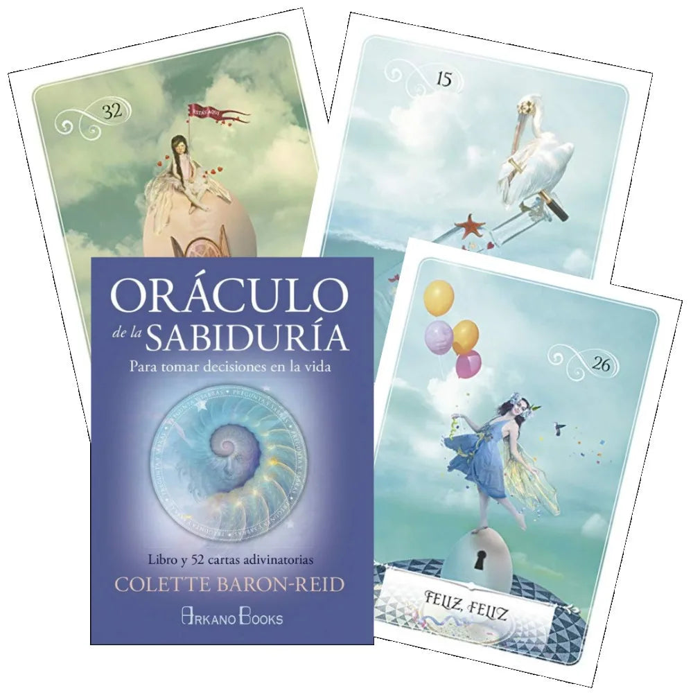 Wisdom of the Oracle Pocket Divination Cards – 52-Card Spanish Oracle Deck