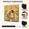 Religious Diamond Painting Kit with Frame – Jesus and Holy Mary