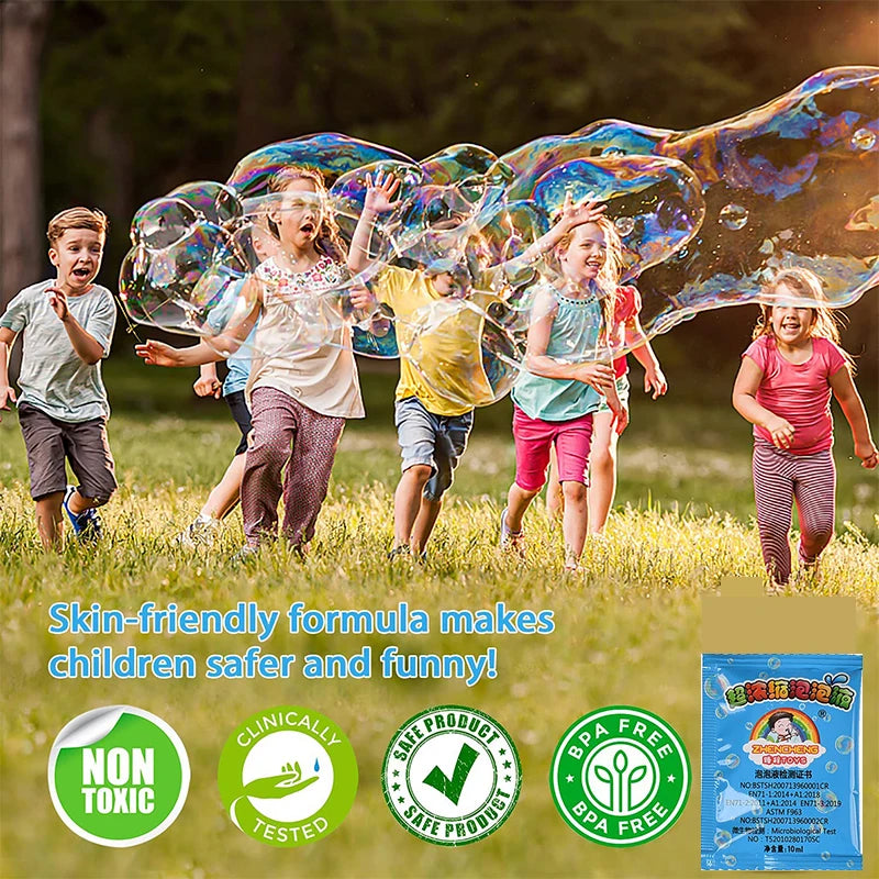 Concentrated Bubble Solution Refills for Bubble Machines & Guns