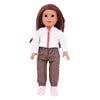 Two-Piece Doll Outfit with Top and Pants for 18-Inch and 43cm Dolls
