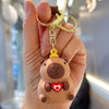 Cute Capybara Keychain Charm – Soft PVC Pendant for Bags, Phones & Keys