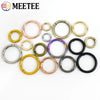 10-Piece Metal Spring Snap Hook O-Ring Set for Bags & DIY Crafts