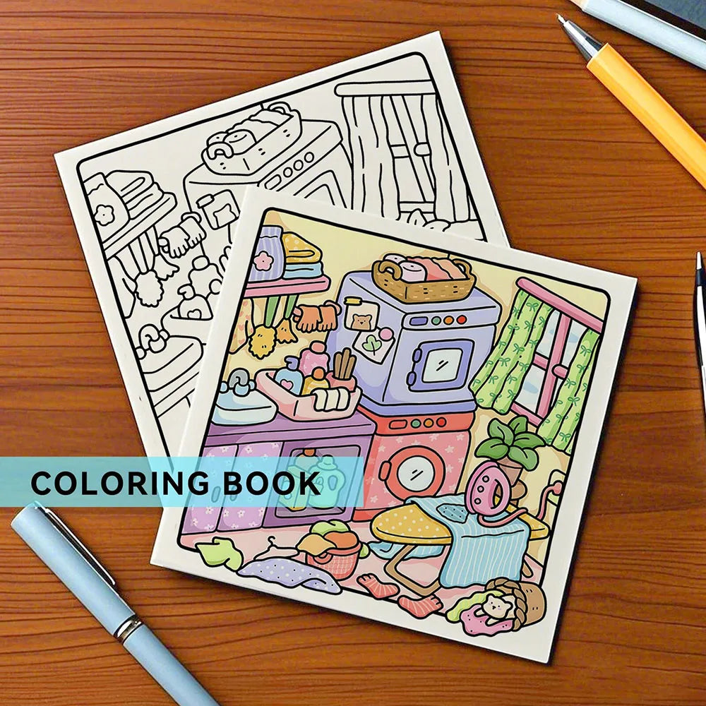 Relaxing Garden Coloring Book for Adults and Teens