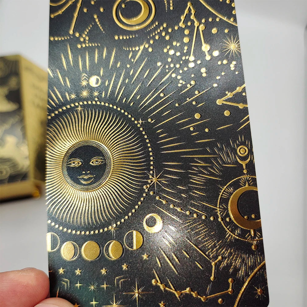 Gold Foil Rider Waite Tarot Deck