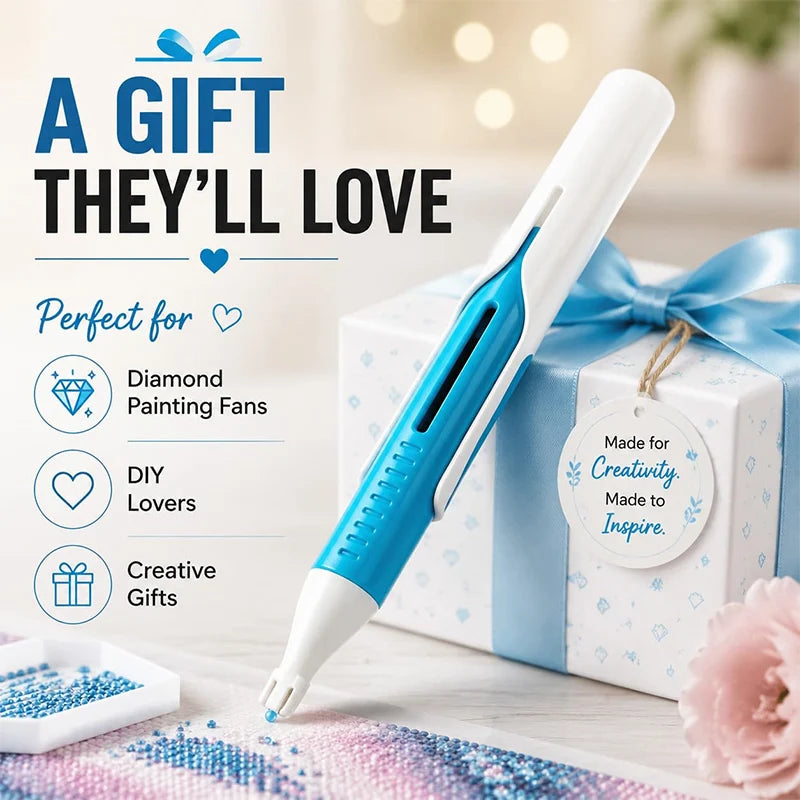 Ergonomic Diamond Painting Pen with Precision Tip
