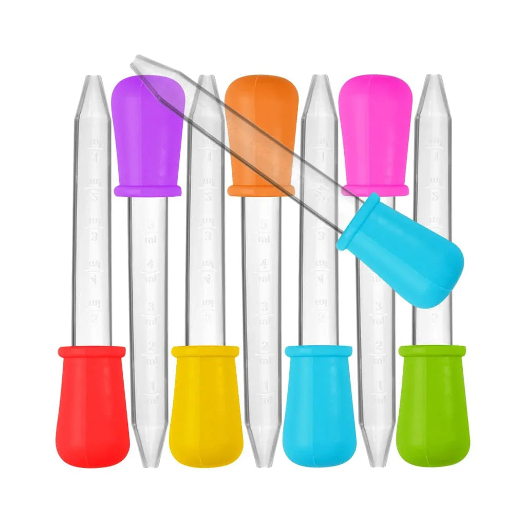 5ml Silicone Pipette Droppers for Liquid Transfer (Set of 5)