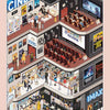 3D House Scene Stickers for Scrapbooking and DIY Crafts
