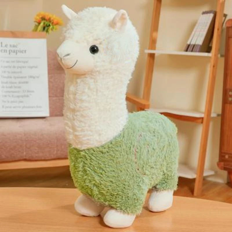 Soft Alpaca Plush Toy – 25cm Cute Three-Tone Stuffed Animal