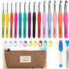 Ergonomic Crochet Hook Set with Storage Case