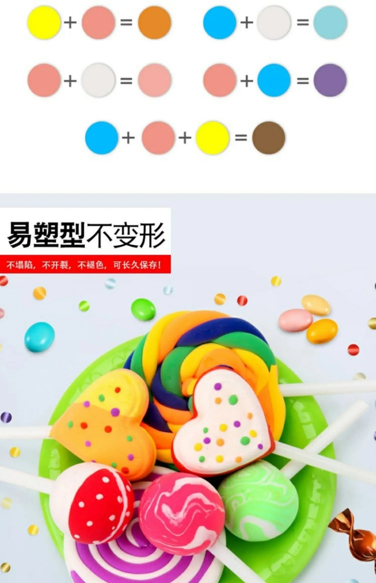 Air-Dry Modeling Clay Set for Kids: 24 Colors of Soft, Non-Toxic Craft Clay