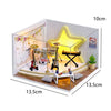 DIY Wooden Miniature Dollhouse Coffee Shop Kit
