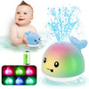 Interactive Whale Bath Toy with Lights and Water Spray