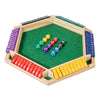 Classic Wooden Shut the Box Dice Game for Family Fun