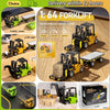 Miniature RC Forklift with Trailer and Bluetooth App Control