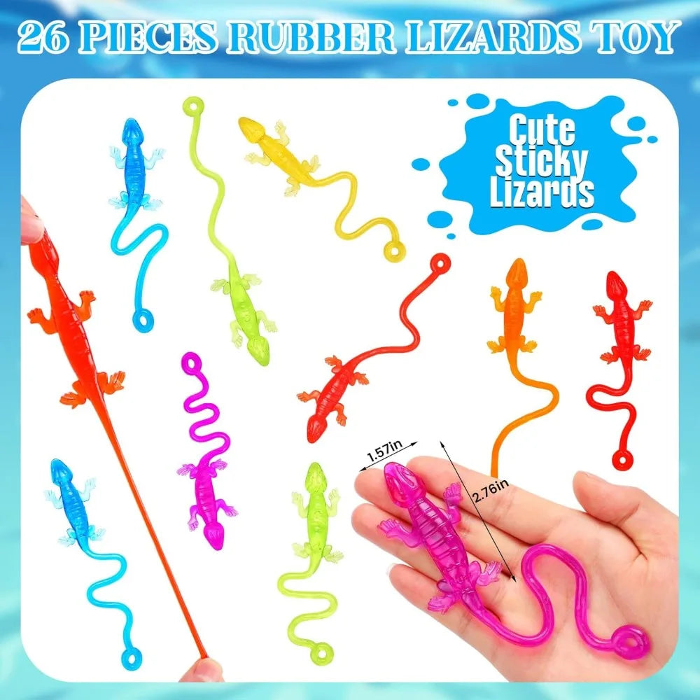 Sticky Climbing Lizard Toys for Party Favors & Prizes