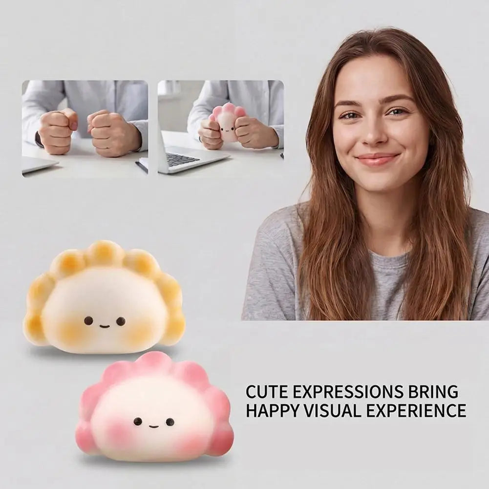 Kawaii Dumpling Squishy Stress Relief Toy