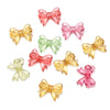 Multicolor Transparent Bow Acrylic Beads for DIY Jewelry Making