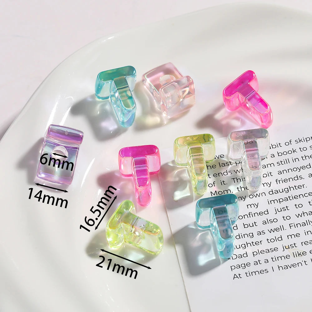 Acrylic Alphabet Beads for Jewelry Making – DIY Craft Kit