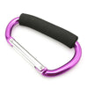 Heavy-Duty Aluminum Carabiner Stroller Hooks for Bags and Purses
