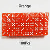 Multicolor Transparent Acrylic Dice Set – 100 Pieces