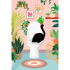 Black Cat & Plant Paint by Numbers Kit