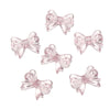Multicolor Transparent Bow Acrylic Beads for DIY Jewelry Making