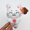 Kawaii Animal Plush Pendant Keychains (Set of 6)