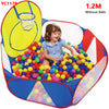 Kids' Foldable Ball Pit Play Tent with Storage Basket