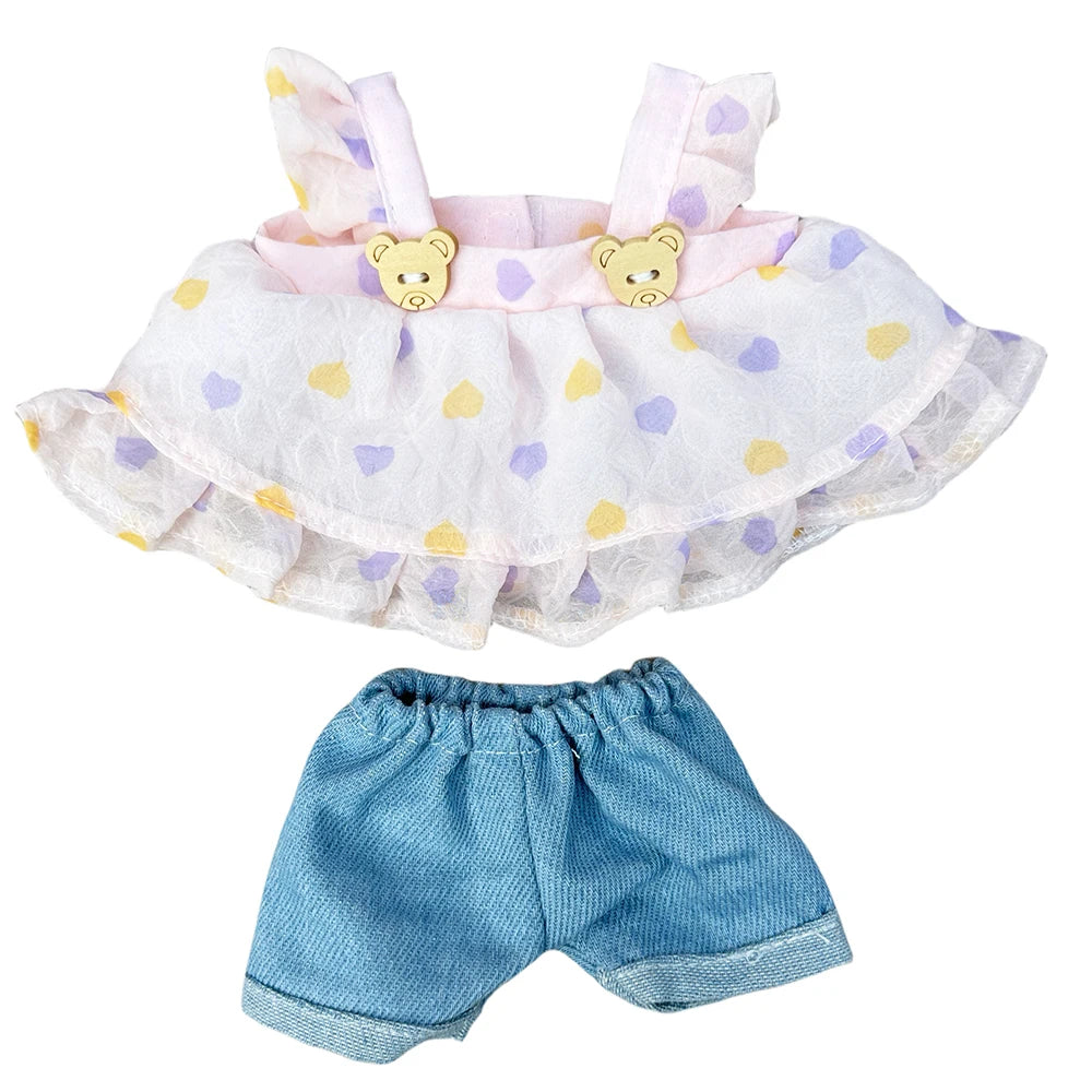6-Piece Fashion Outfit Set for 10-Inch Reborn Dolls