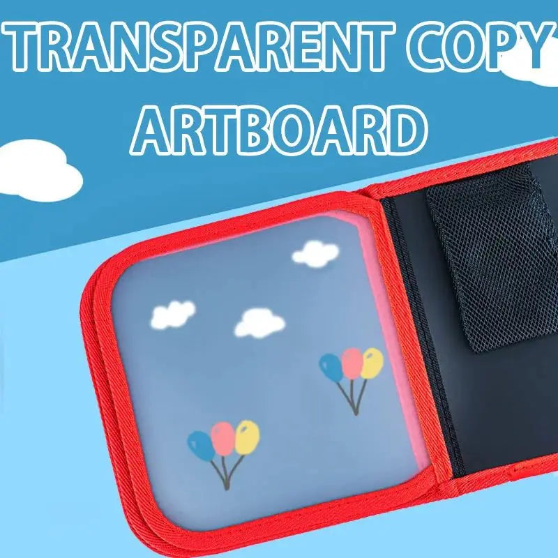 Reusable Erasable Doodle Book for Kids with 12 Watercolor Pens