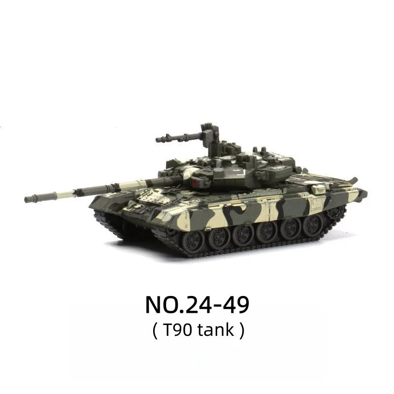 A building block set of a military model T90 tank, numbered NO.24-49.