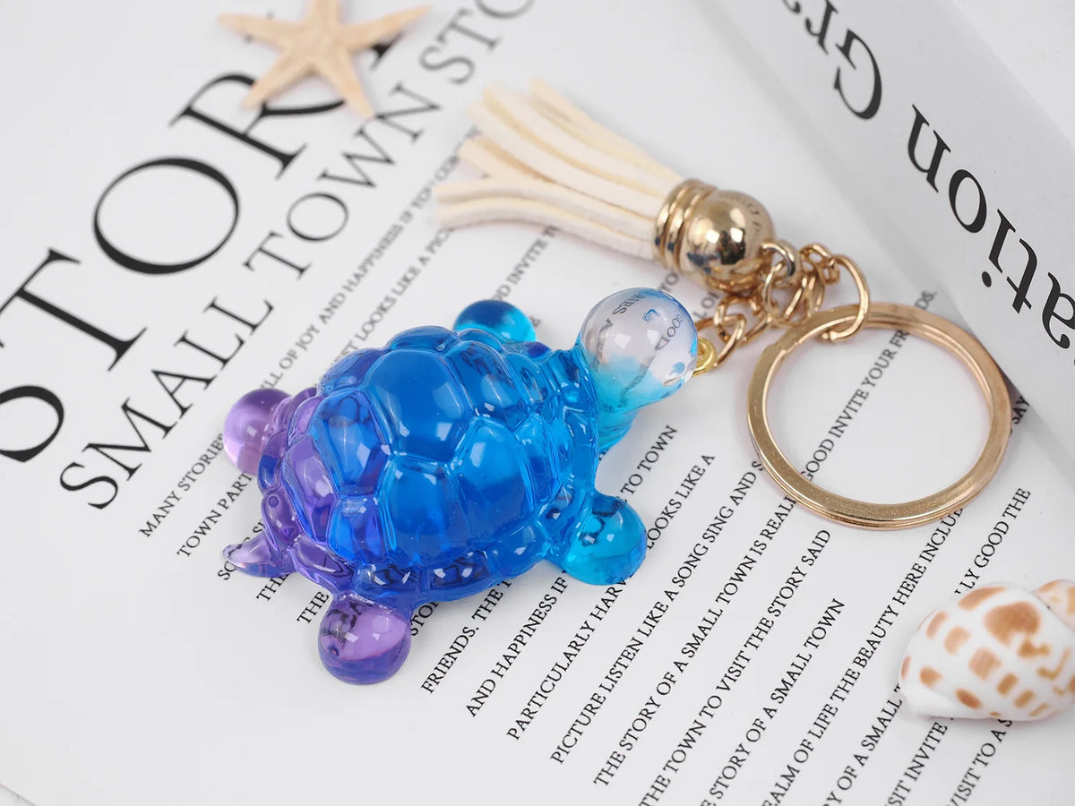 Cute Sea Turtle Silicone Mold for Epoxy Resin Crafts & Keychains