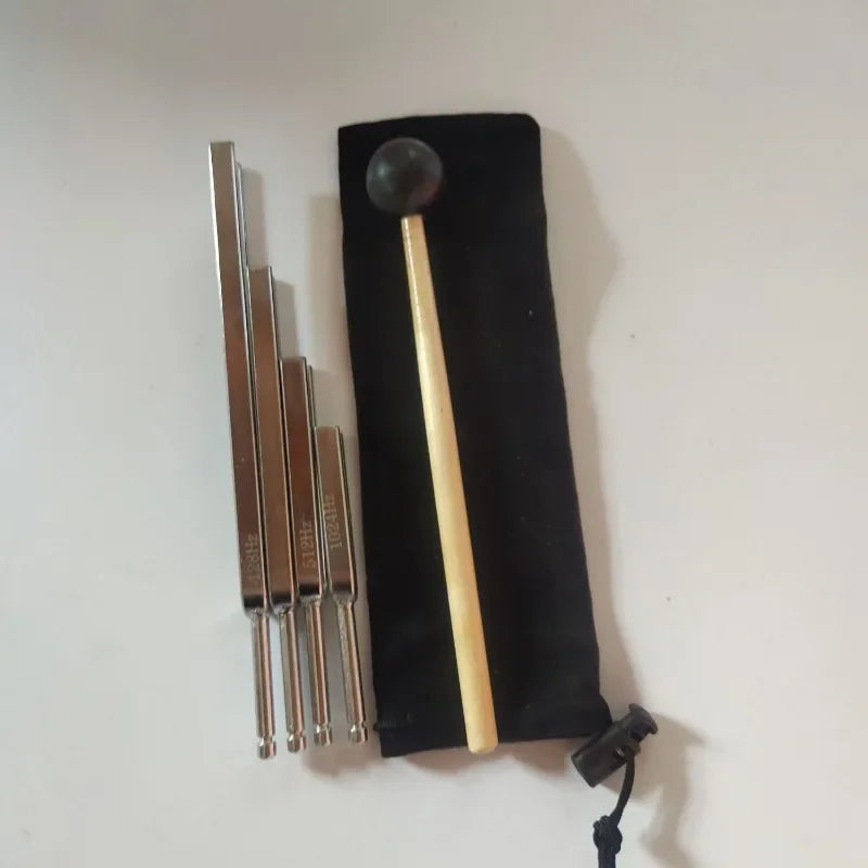 Sound Healing Tuning Forks Set (128Hz & 512Hz)