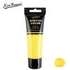 A tube of premium lemon yellow acrylic paint from Xin Bowen brand