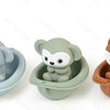 Silicone Baby Bath Toy Set for Sensory Water Play