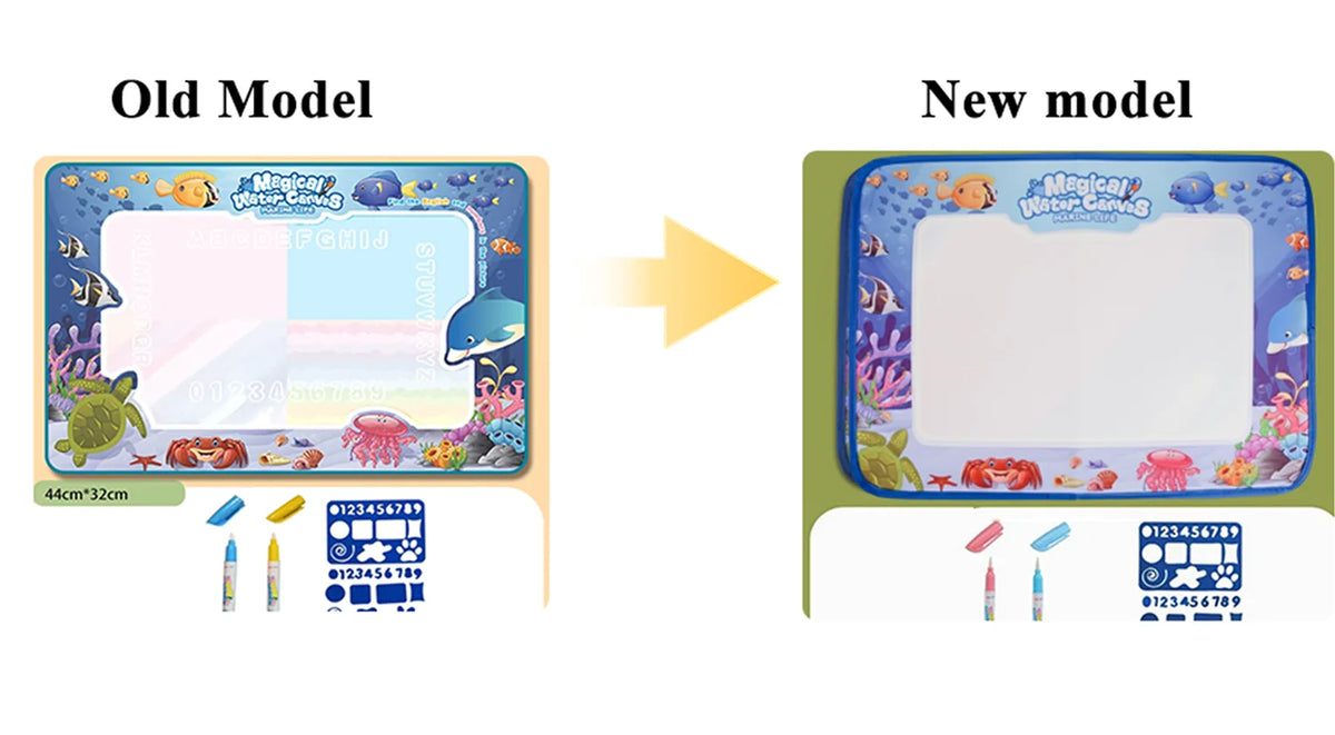 Magic Water Drawing Mat with Pens