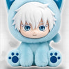 A light blue cat-eared plush toy with white hair and blue eyes, featuring a secret theme.