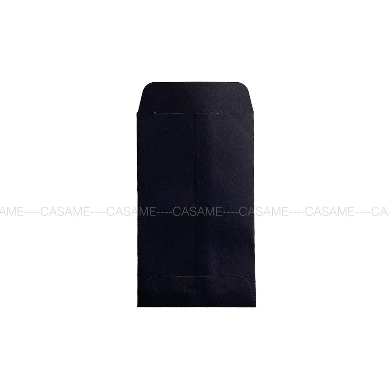 A black mini kraft paper gift bag for party favors or weddings.