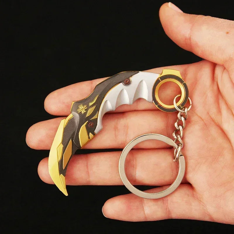 Valorant Reaver 2.0 Karambit Metal Keychain