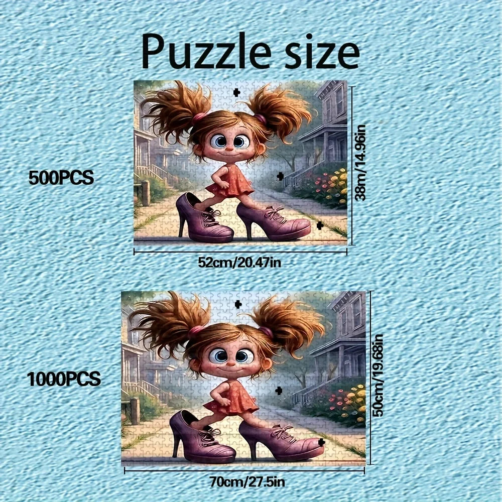 Adult Jigsaw Puzzle - 500 or 1000 Pieces, Stress Relief & Family Fun