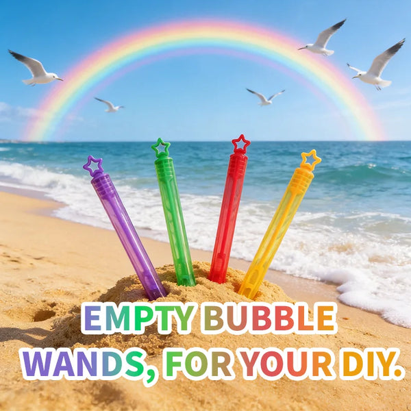 Mini Star-Top Bubble Wands for Party Favors (Set of 12/24)