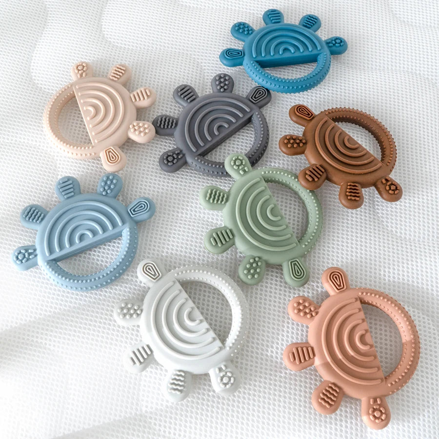 BPA-Free Silicone Baby Teether Ring